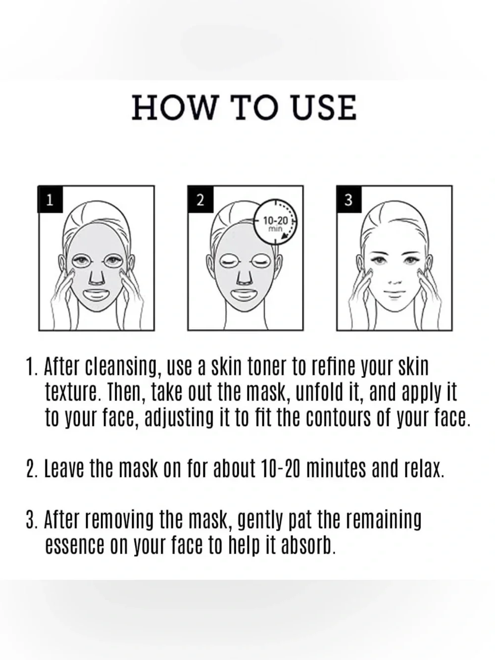 Leaders Mediu Amino AC-FREE Acne Control Facial Sheet Masks - 10 sheets